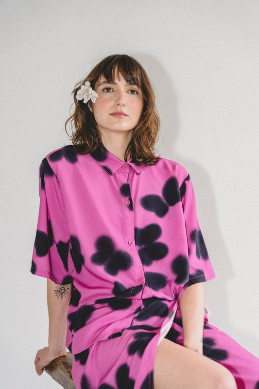 PINK SHADOWS shirt - UNISEX