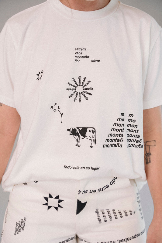 WORDS Crop t-shirt