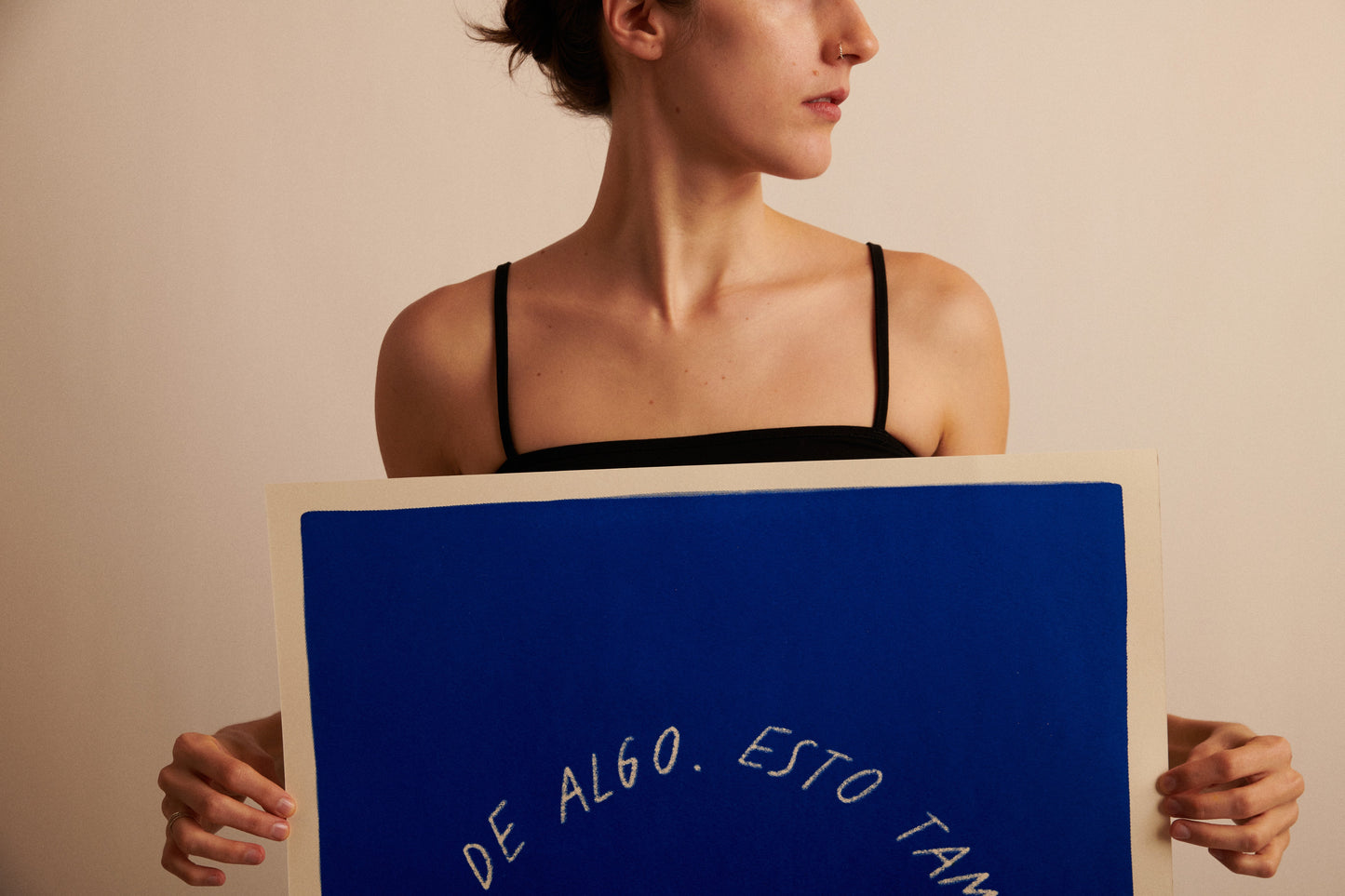 START AND END screen-printed poster