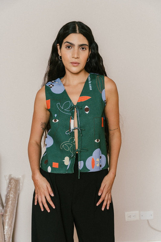 FACES WE SEE vest
