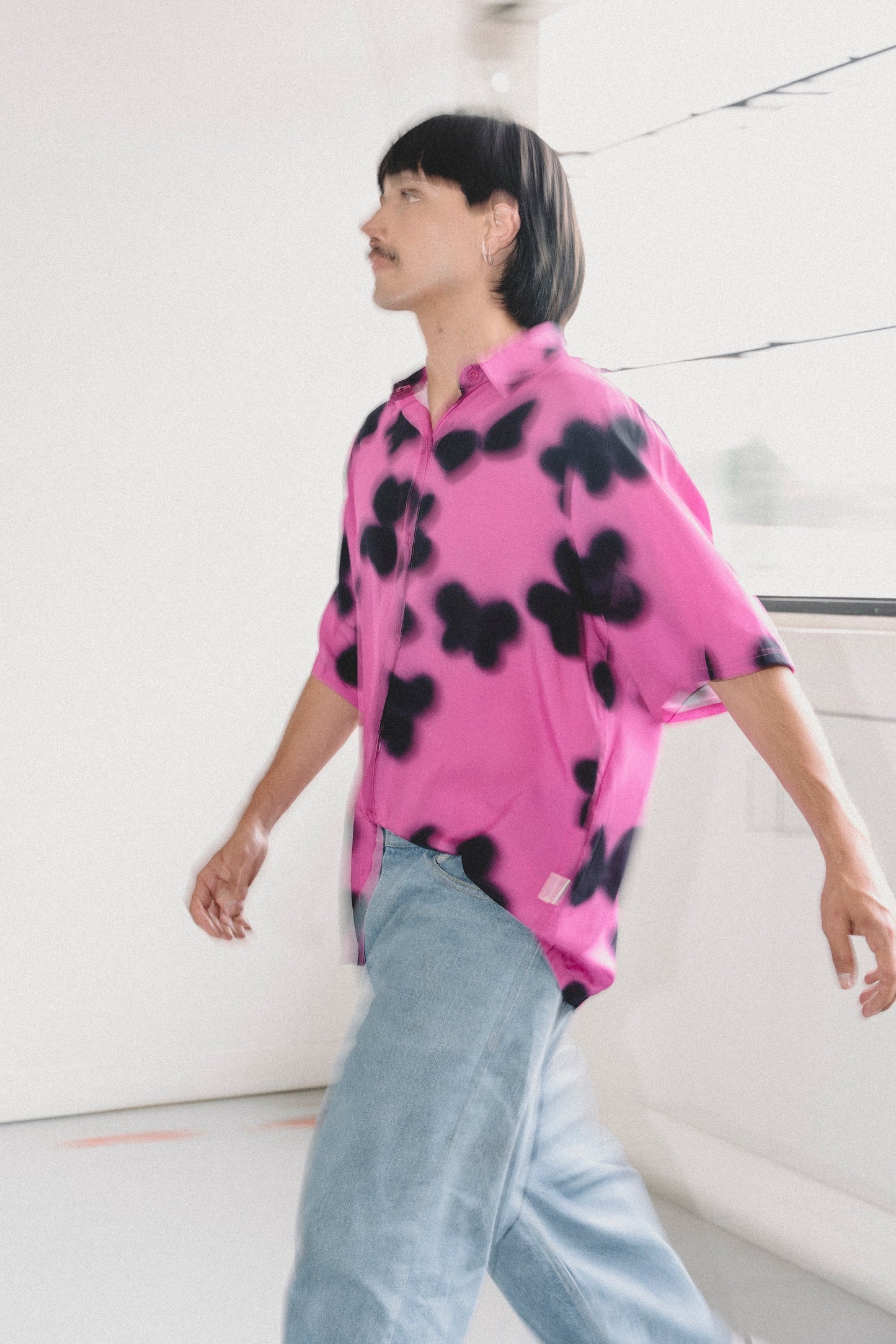 PINK SHADOWS shirt - UNISEX