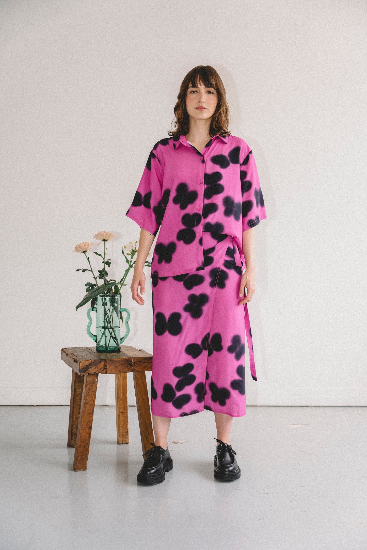 PINK SHADOWS shirt - UNISEX