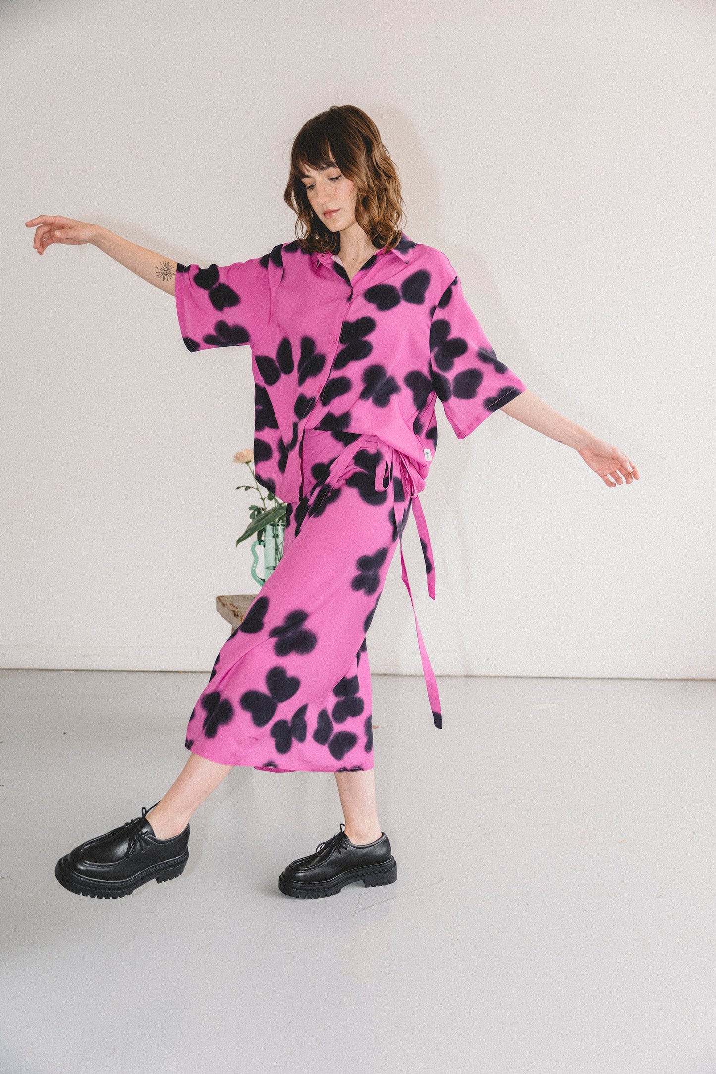 PINK SHADOWS shirt - UNISEX