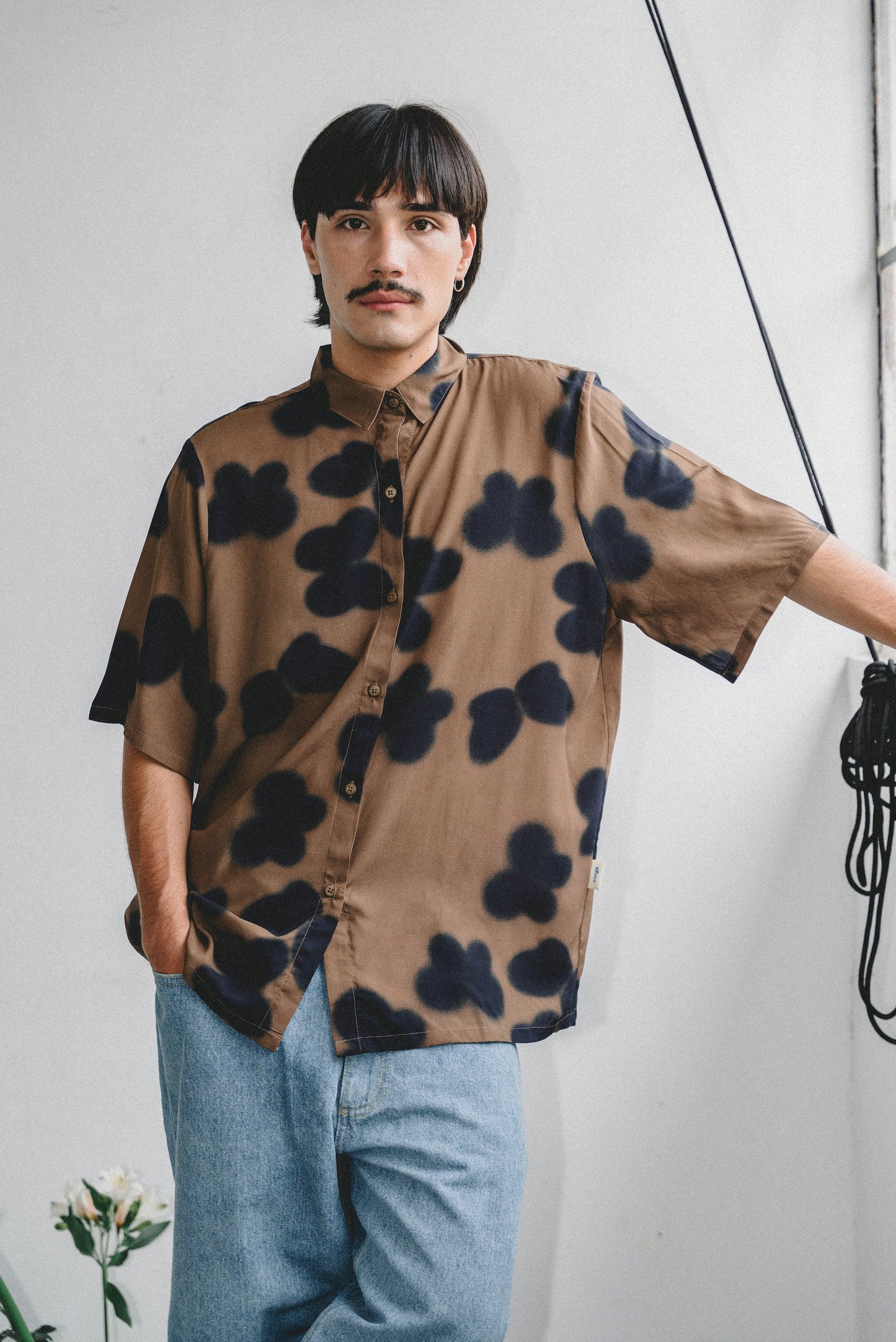 BROWN SHADOWS shirt - UNISEX