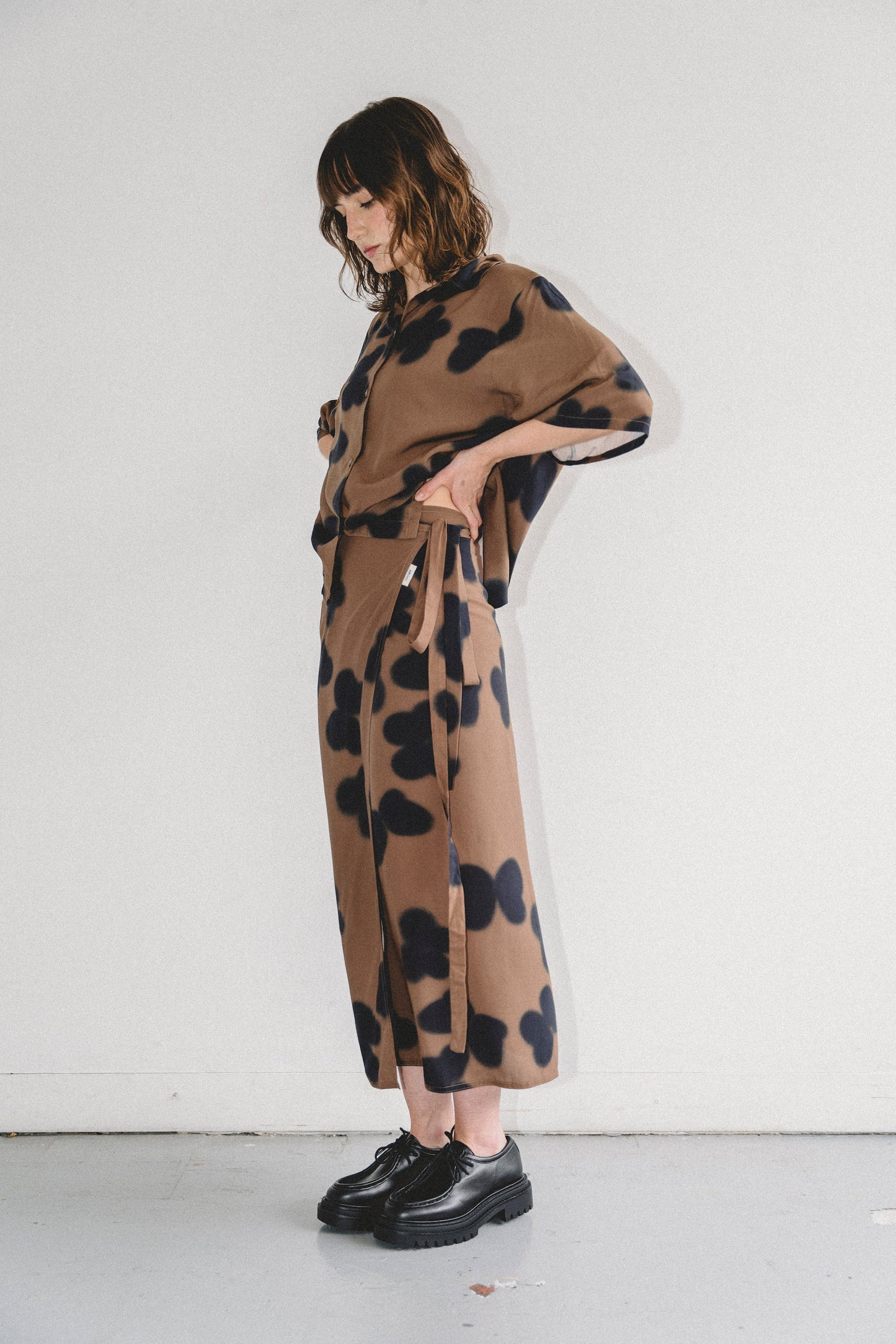 Brown SHADOWS skirt