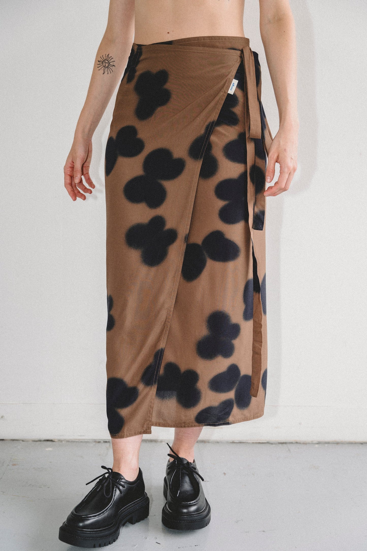 Brown SHADOWS skirt