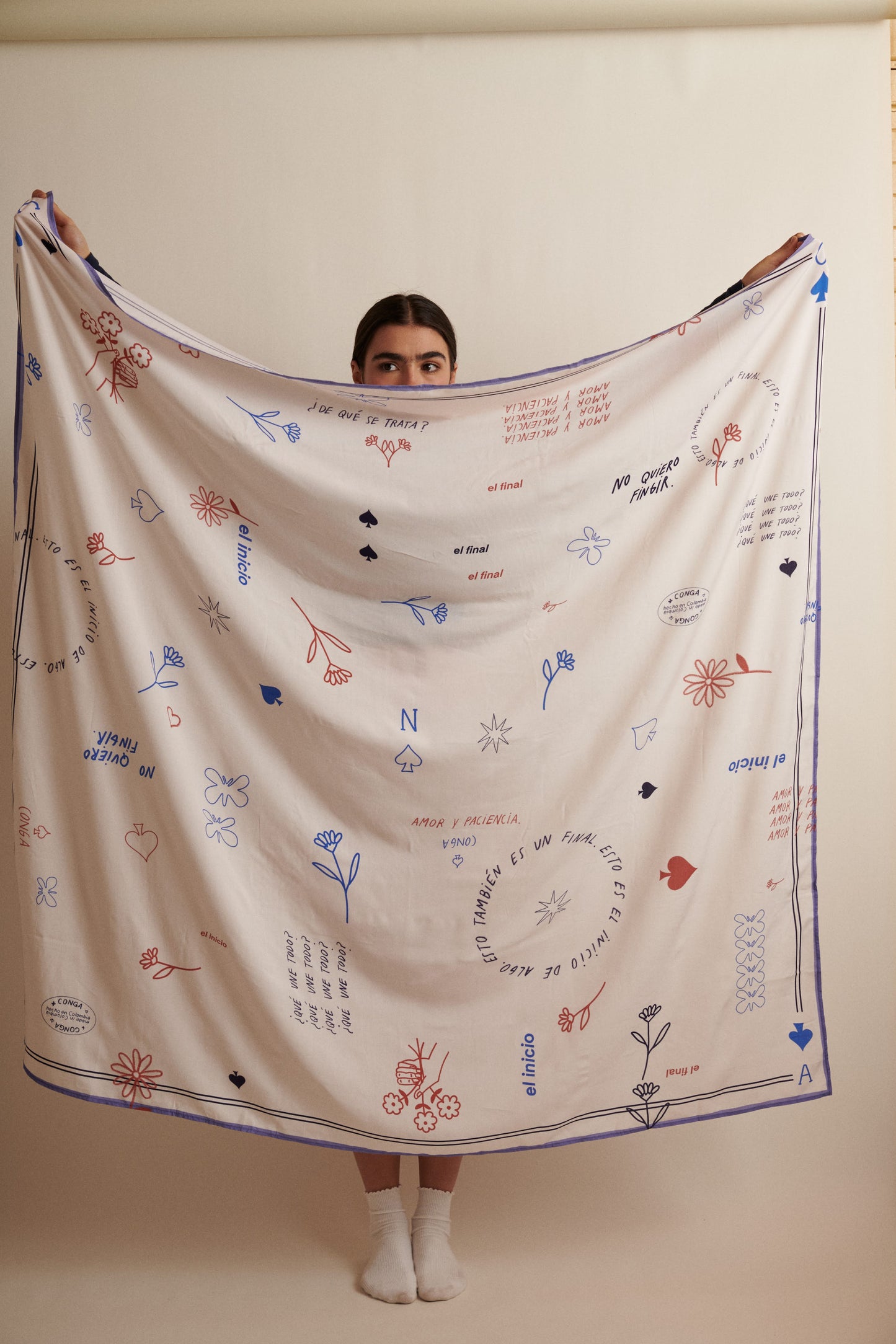 PATIENCE AND LOVE Handkerchief