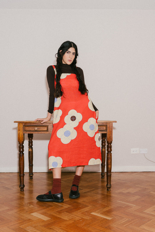 FIRE FLOWERS dress