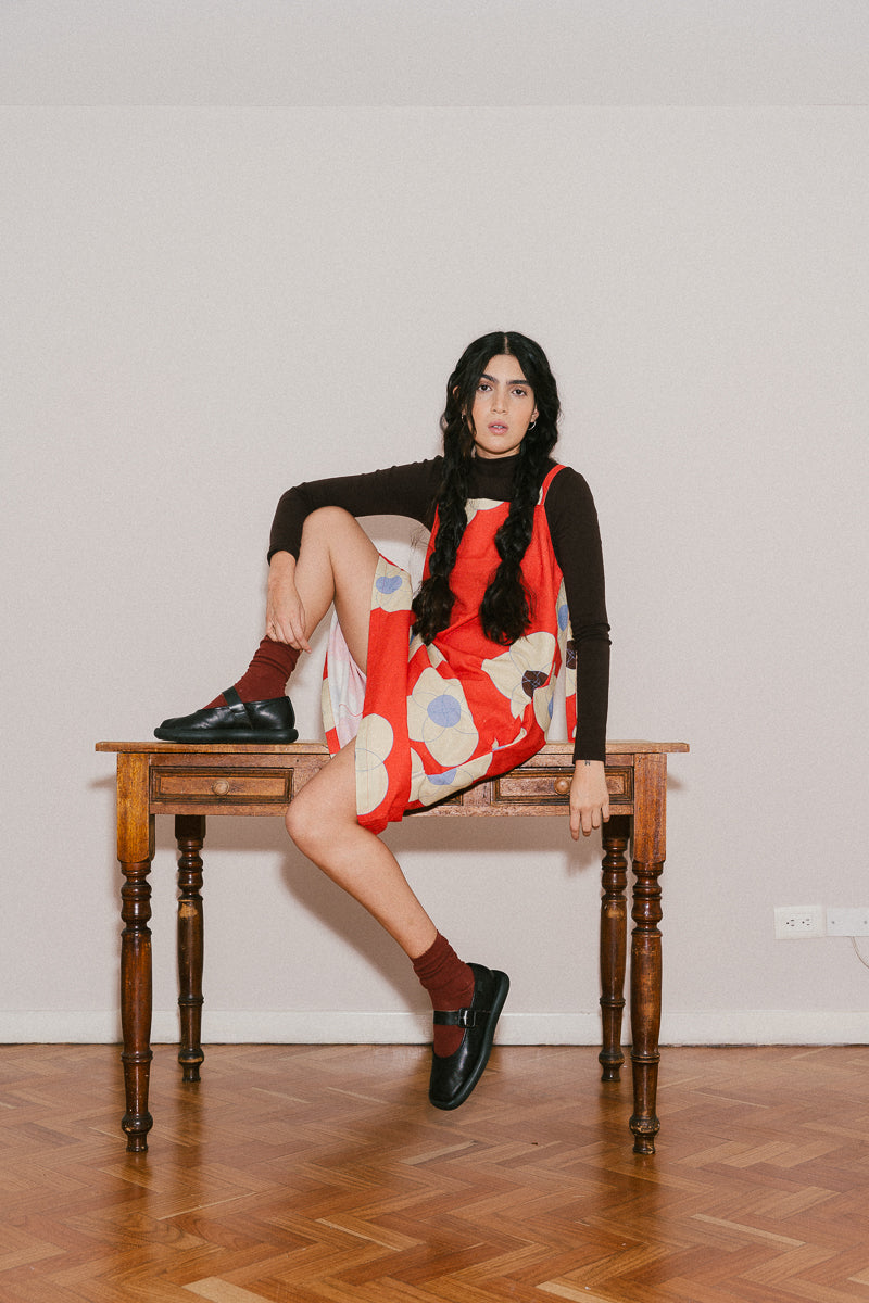 FIRE FLOWERS dress