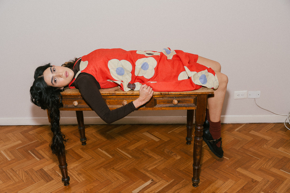 FIRE FLOWERS dress