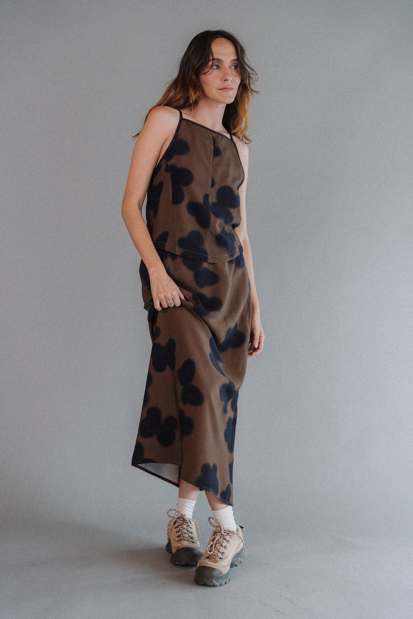 Brown SHADOWS skirt