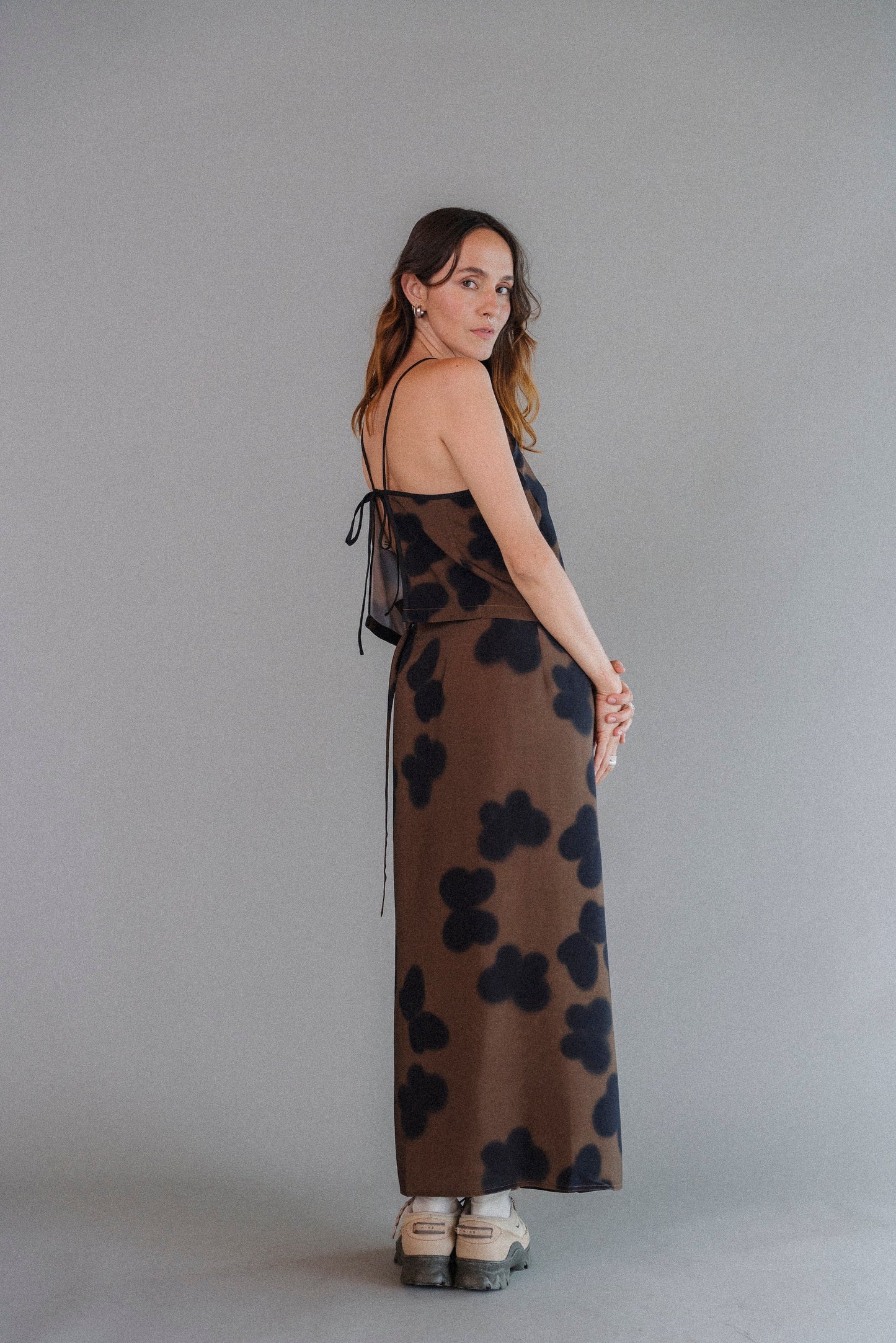 Brown SHADOWS skirt