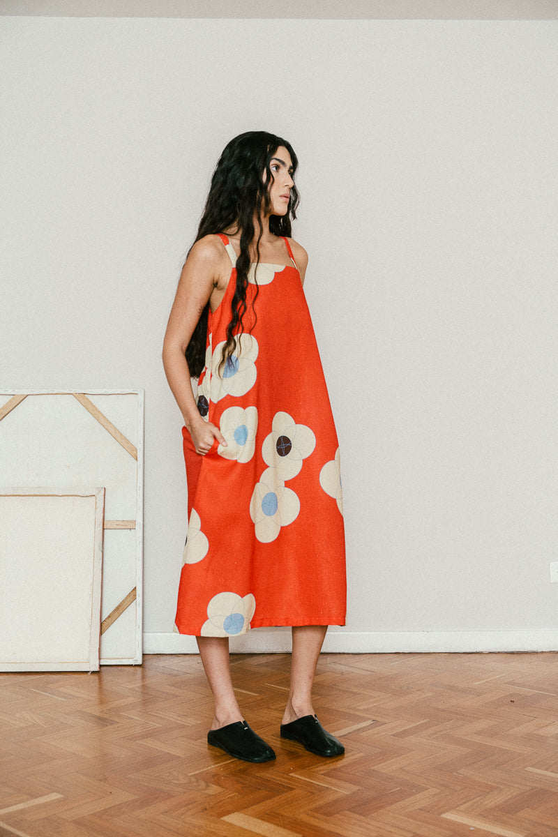 FIRE FLOWERS dress