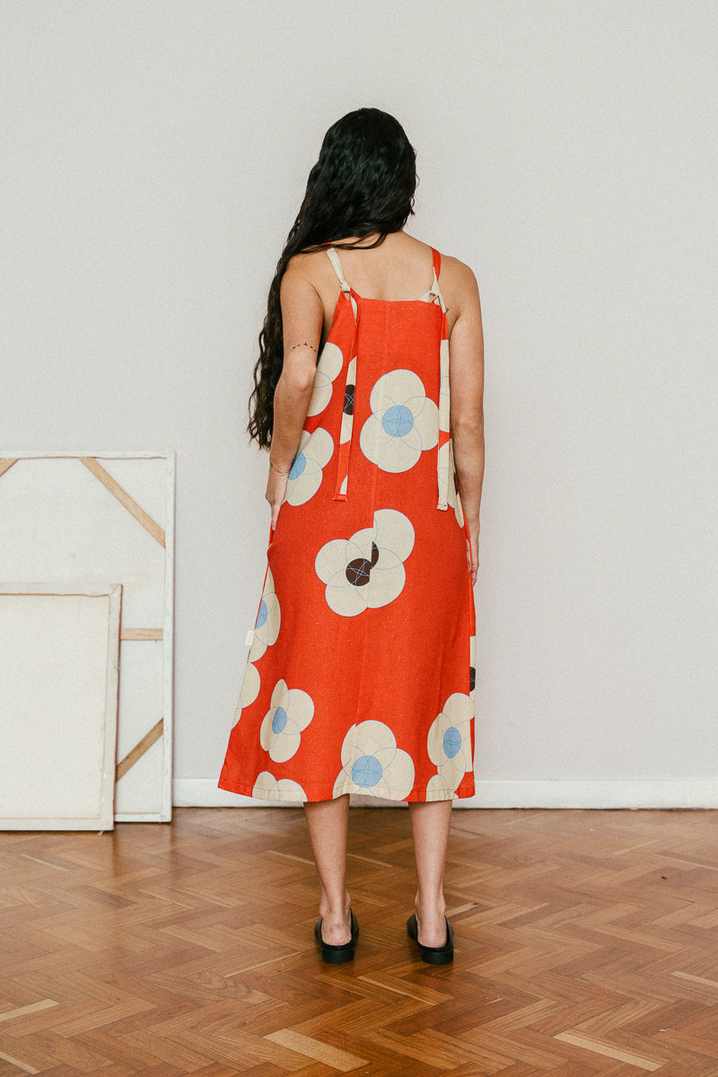 FIRE FLOWERS dress