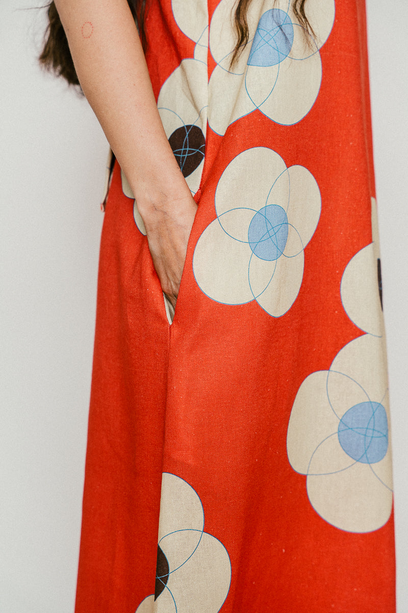 FIRE FLOWERS dress