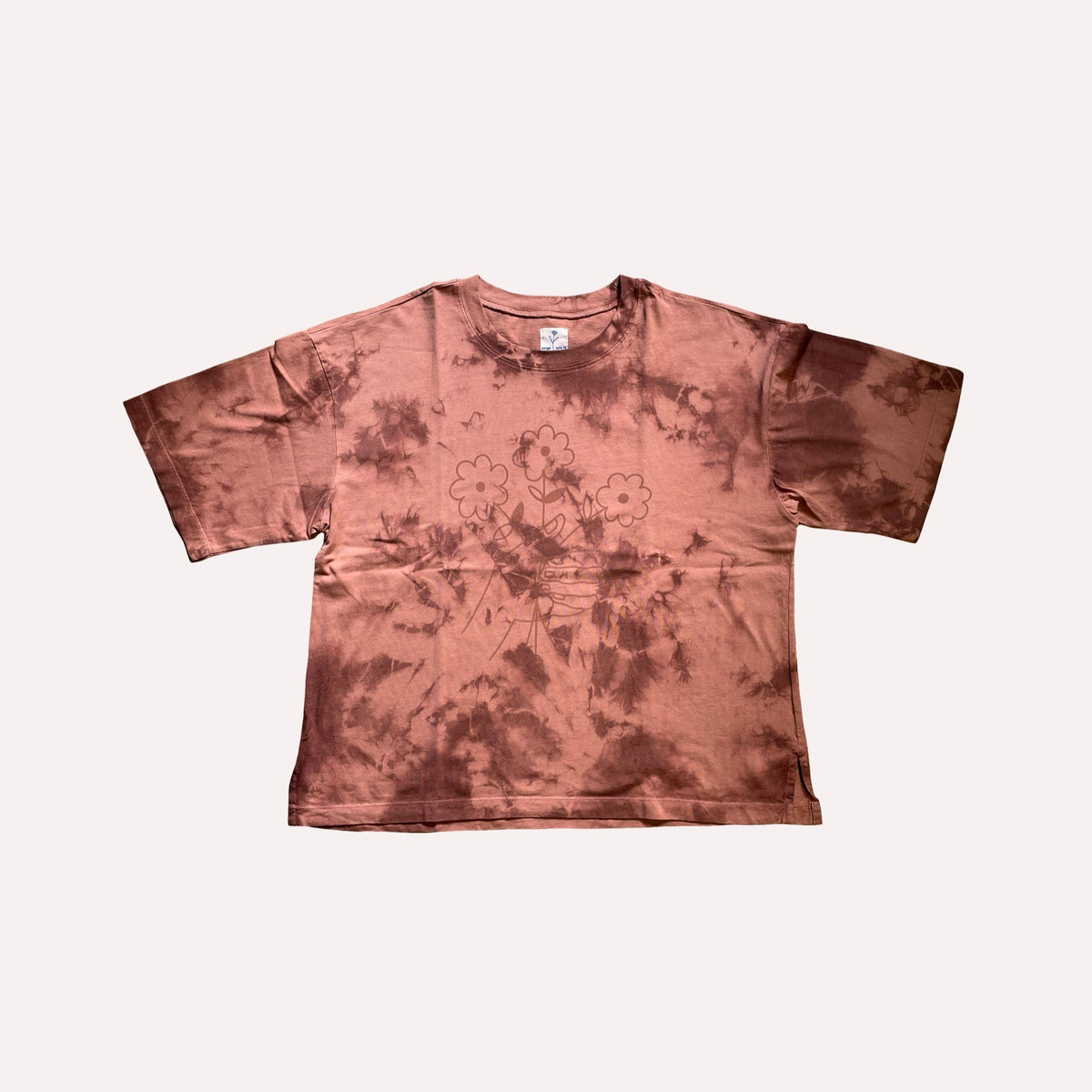 I BROUGHT YOU FLOWERS tie-dye t-shirt