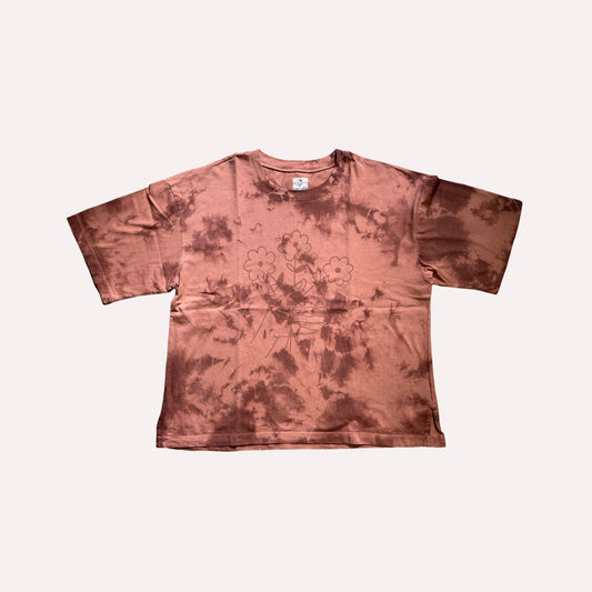 I BROUGHT YOU FLOWERS tie-dye t-shirt