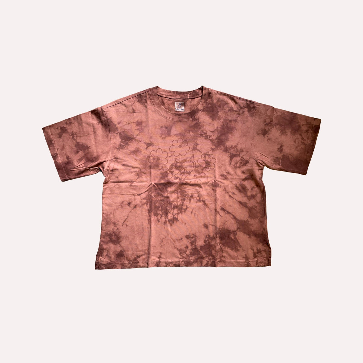 I BROUGHT YOU FLOWERS tie-dye t-shirt