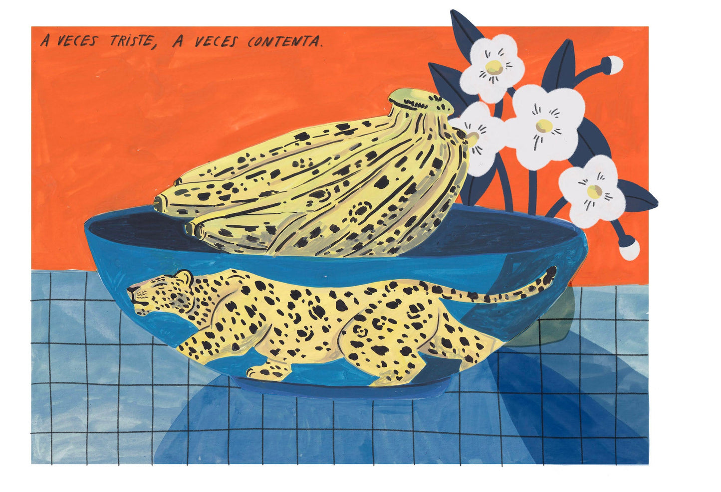 Jaguar and bananas