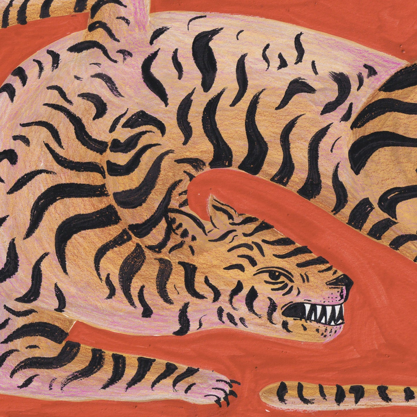 TWISTED TIGER (41 x 28cm)