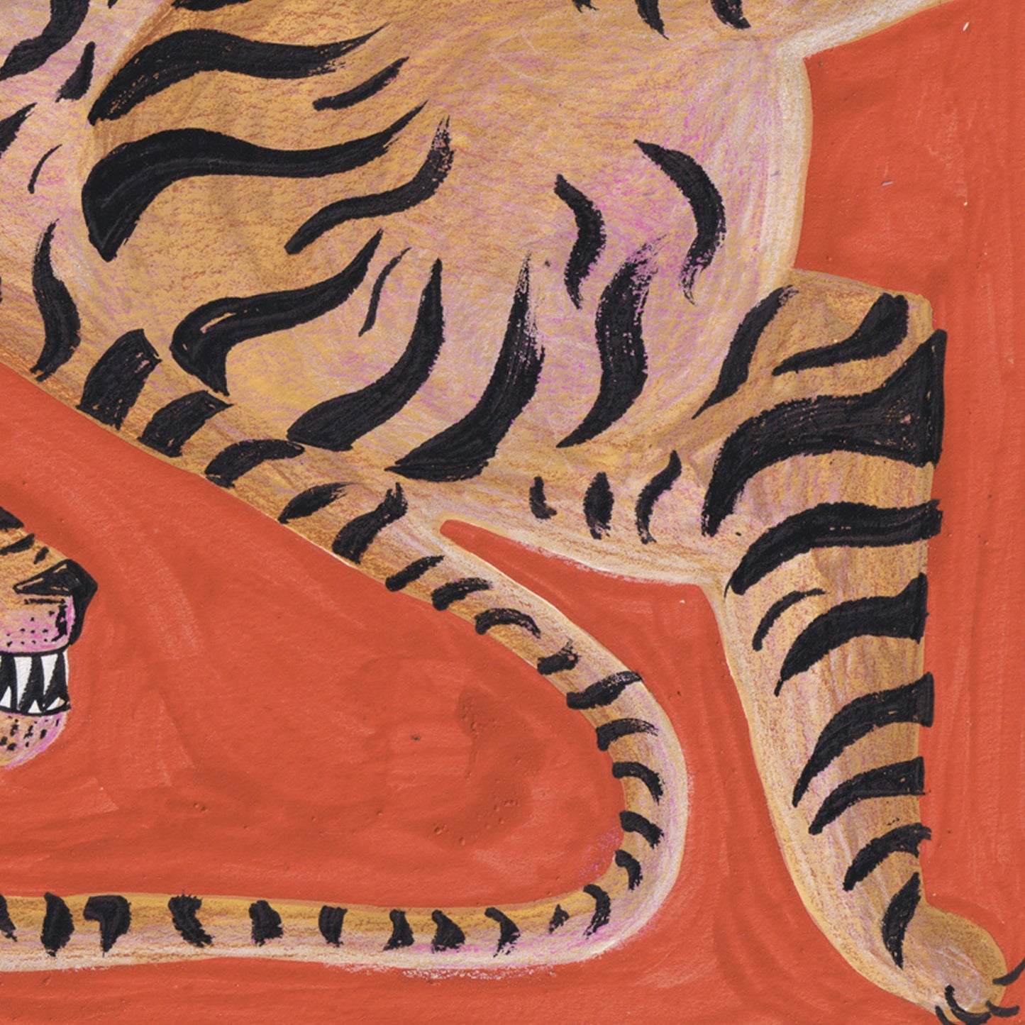 TWISTED TIGER (41 x 28cm)